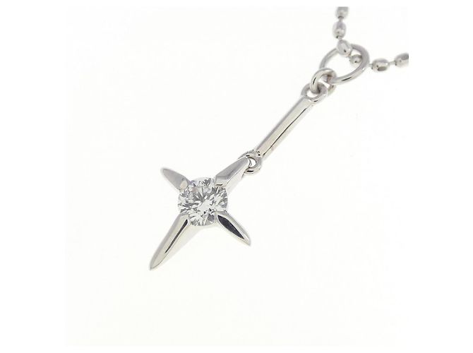 Autre Marque Collana in diamante in oro bianco Au750 Argento - vista 3