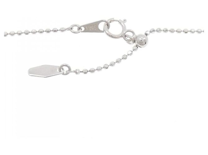 Autre Marque Collana in diamante in oro bianco Au750 a forma di fiore Argento - vista 5