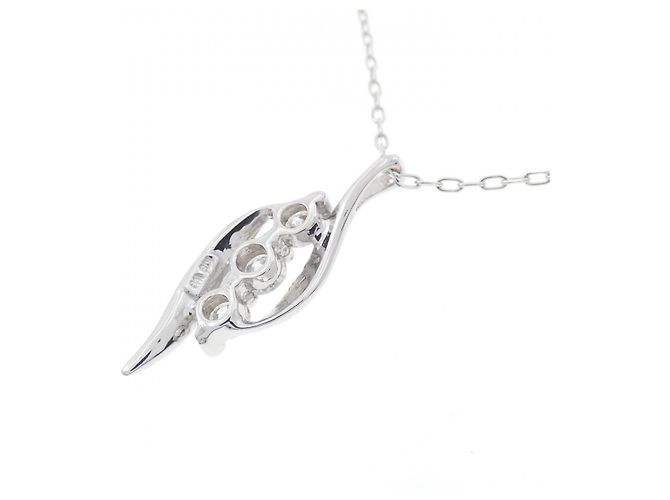 Autre Marque Collana in diamante in oro bianco Au750 Argento - vista 4