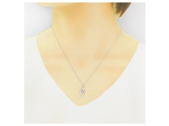 Autre Marque Collana in diamante in oro bianco Au750 Argento - vista 6