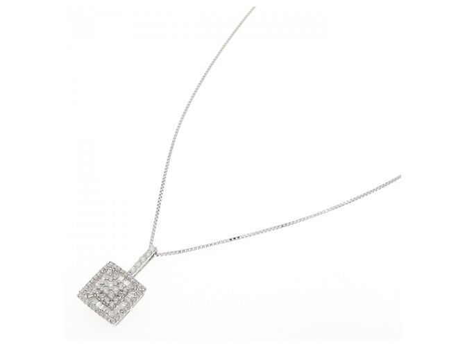 Autre Marque Collana in diamante in oro bianco Au750 Argento - vista 2