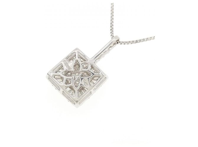 Autre Marque Collana in diamante in oro bianco Au750 Argento - vista 4