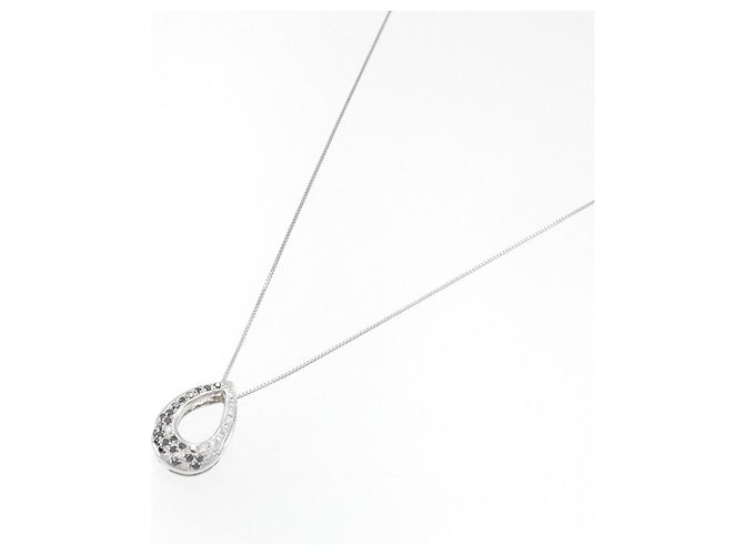 Autre Marque Collana in diamante in oro bianco Au750 Argento - vista 2