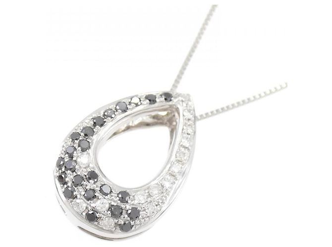 Autre Marque Collana in diamante in oro bianco Au750 Argento - vista 3