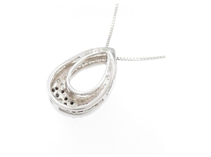 Autre Marque Collana in diamante in oro bianco Au750 Argento - vista 4