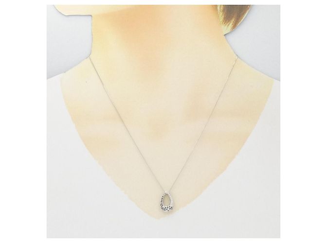 Autre Marque Collana in diamante in oro bianco Au750 Argento - vista 6