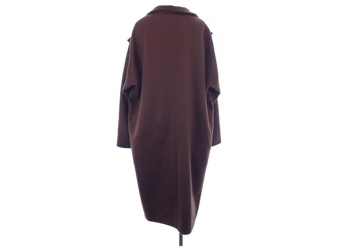 Cappotto Hermès 40 in 100% cashmere Marrone - vista 2