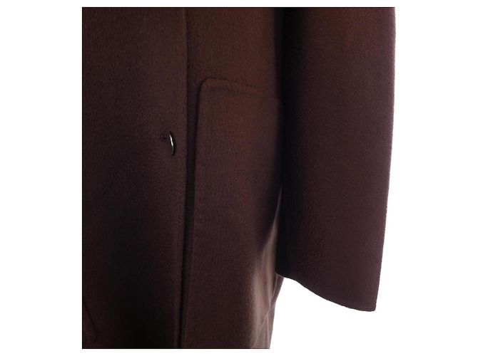 Cappotto Hermès 40 in 100% cashmere Marrone - vista 6