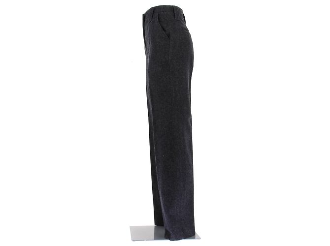 Laurence Bras Dunkelgraue Wollhose - Ansicht 4