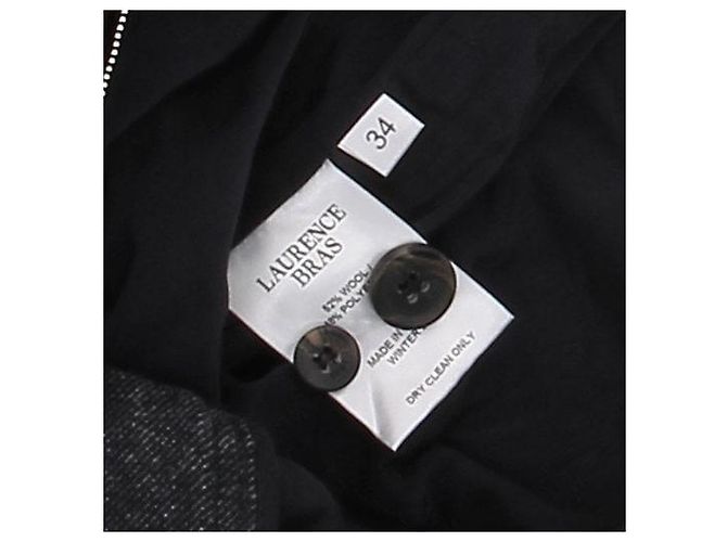 Laurence Bras Dunkelgraue Wollhose - Ansicht 6