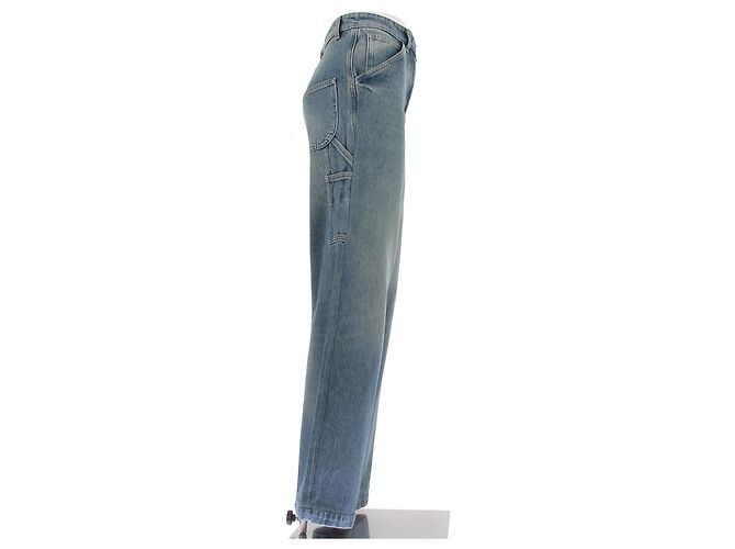Jeans Courreges in cotone blu - vista 3