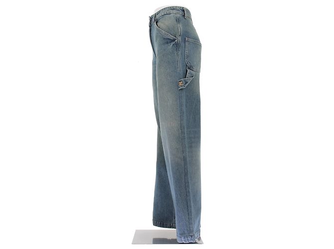 Jeans Courreges in cotone blu - vista 4