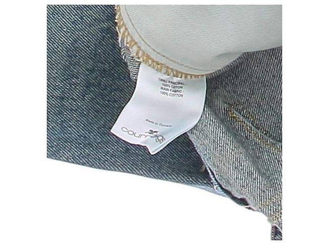 Jeans Courreges in cotone blu - vista 6