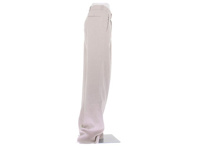 Autre Marque Pantaloni BOTTER beige in cotone 48 - vista 3