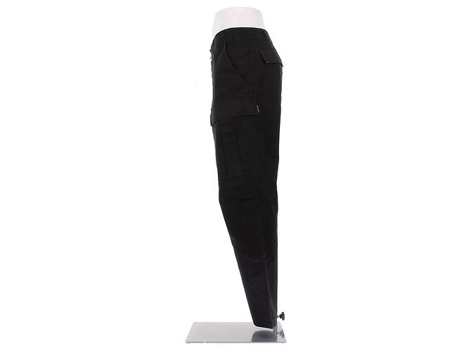 Pantaloni cargo Balenciaga neri in cotone Nero - vista 4