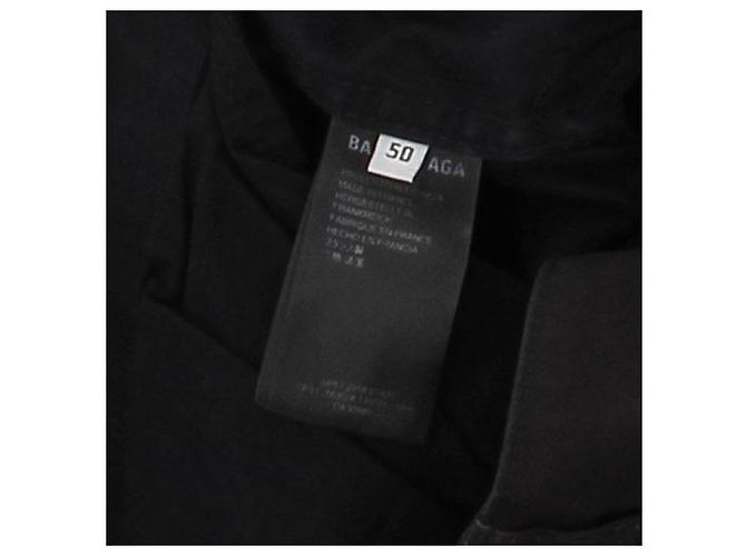 Pantaloni cargo Balenciaga neri in cotone Nero - vista 6