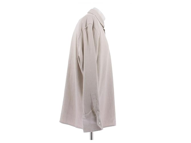 Autre Marque Camicia BOTTER in cotone beige - vista 3