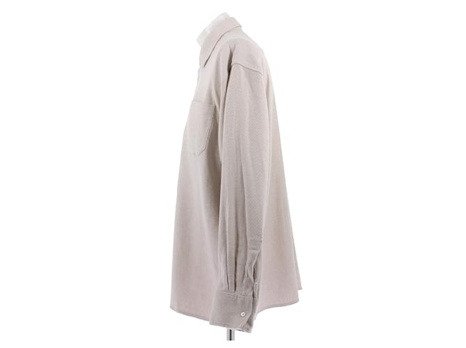 Autre Marque Camicia BOTTER in cotone beige - vista 4