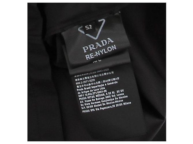 Prada Jacke Schwarz Polyester Größe 52 - Ansicht 6