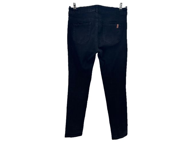 Jeans Notify neri in cotone taglia 28 Nero - vista 2
