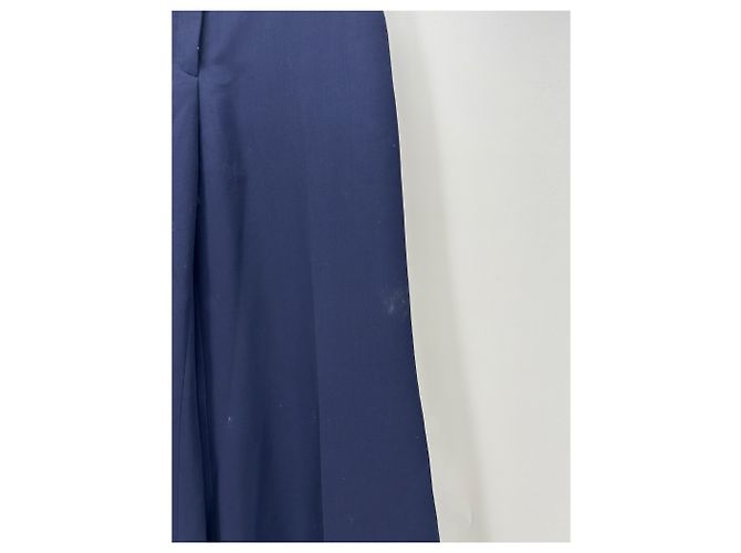 Autre Marque Pantalón marino de lana Azul marino - vista 3