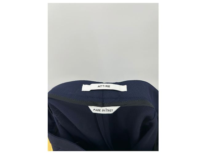 Autre Marque Pantalón marino de lana Azul marino - vista 4