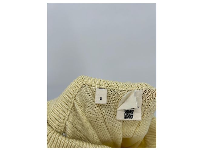 Autre Marque Pantalón amarillo de malla - vista 4