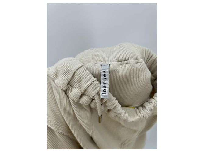 Autre Marque Pantalones de algodón IOANNES beige S - vista 3