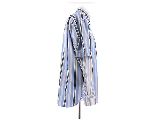 Camicia Dries Van Noten blu in cotone M - vista 3