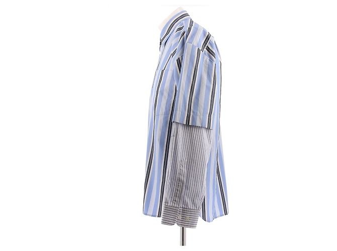Camicia Dries Van Noten blu in cotone M - vista 4