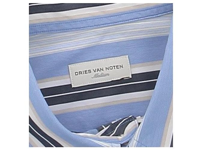Camicia Dries Van Noten blu in cotone M - vista 5