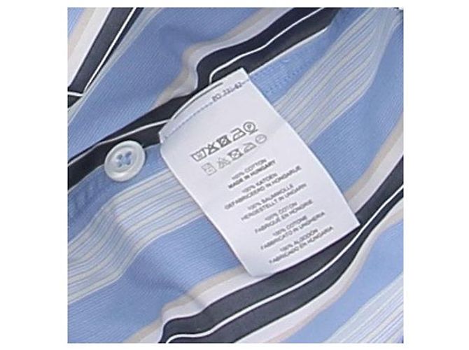 Camicia Dries Van Noten blu in cotone M - vista 6