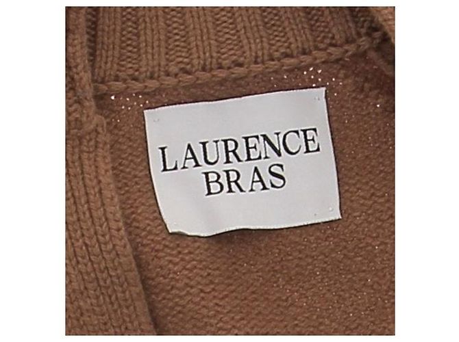 Pull en laine camel Laurence Bras Taille 1 - vue 5