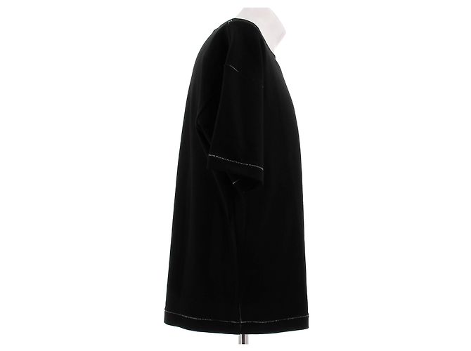T-shirt nero in cotone Comme Des Garcons L - vista 3