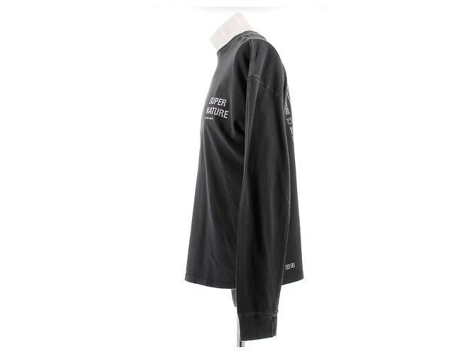 Autre Marque T-shirt grigio a maniche lunghe - vista 4