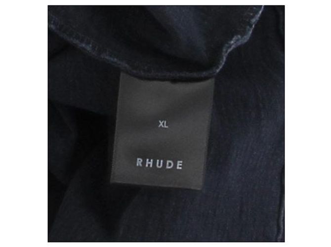 Autre Marque T-shirt RHUDE in cotone blu navy XL - vista 6