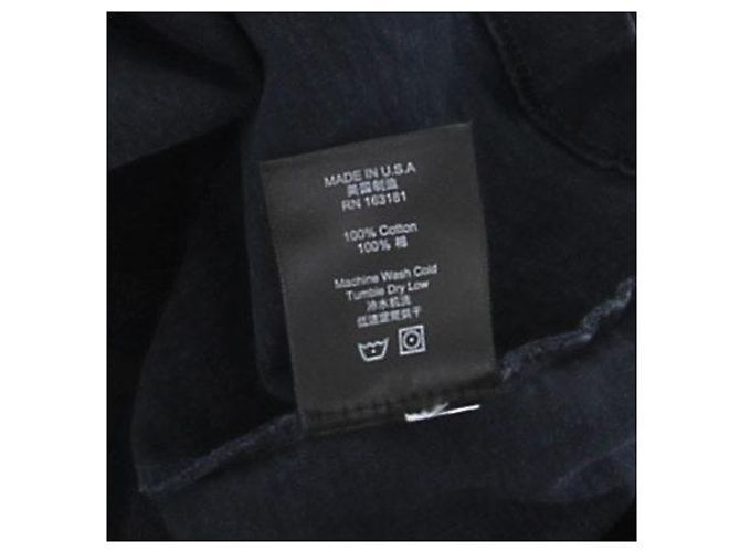 Autre Marque T-shirt RHUDE in cotone blu navy XL - vista 7