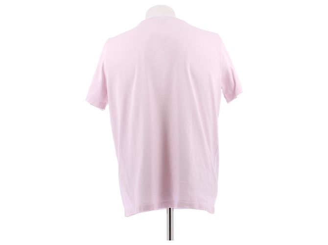 Camiseta de algodón rosa Ganni - vista 2