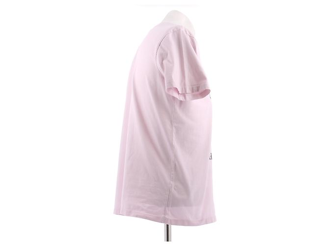 Camiseta de algodón rosa Ganni - vista 3