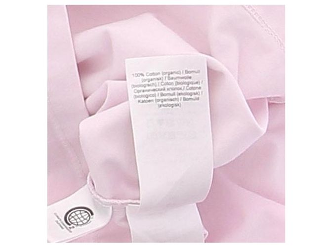 Camiseta de algodón rosa Ganni - vista 7