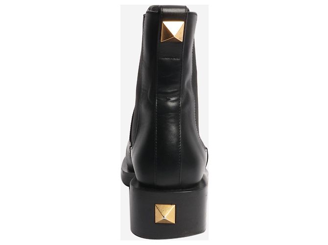 Valentino Botas Chelsea Rockstud negras - talla EU 37 Negro - vista 3
