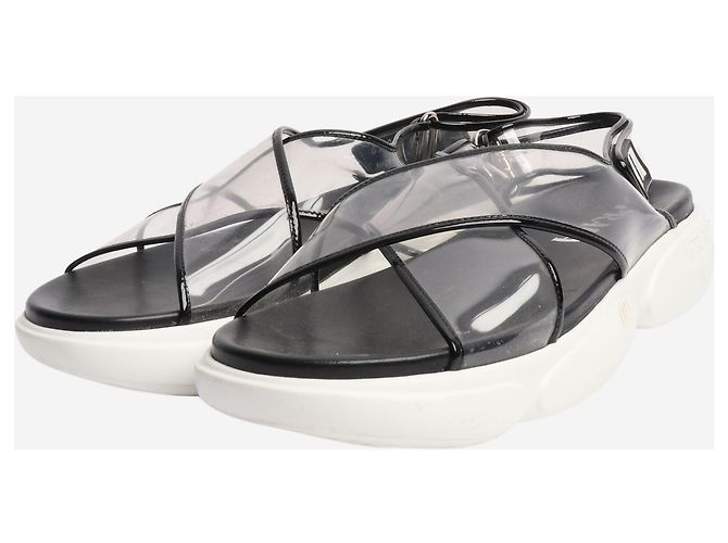 Prada Sandali Cloudbust neri - taglia EU 38,5 Nero - vista 2