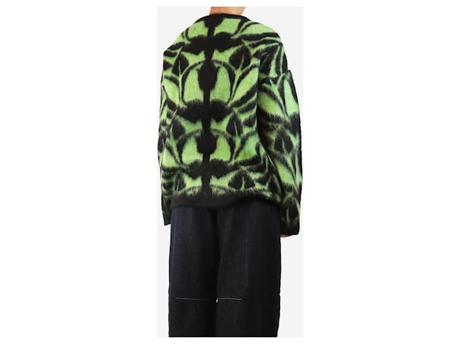Autre Marque Grüner Mohair-Pullover Camden - Größe L - Ansicht 2