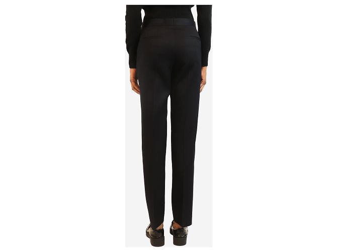 Jil Sander Navy tailored wool trousers - size UK 6 - view 3