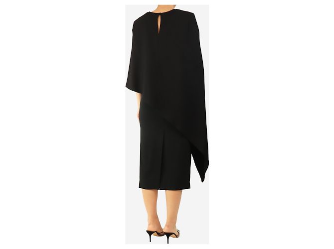 Erika Cavallini Blusa asimétrica negra - talla L Negro - vista 2