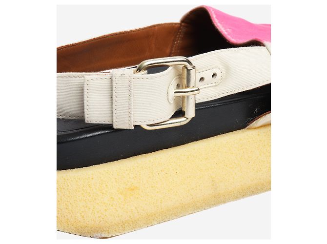 Marni Sandali con pennellate crema e rosa - taglia EU 40 - vista 5