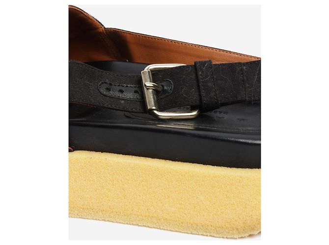 Marni Sandali Fussbett con pennellate in bianco e nero - taglia EU 40 - vista 4