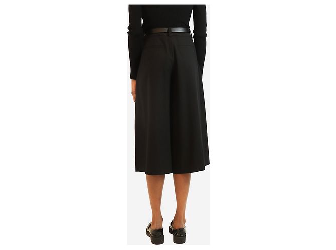 Sea New York Schwarze Culottes mit Gürtel - Größe UK 6 - Ansicht 3