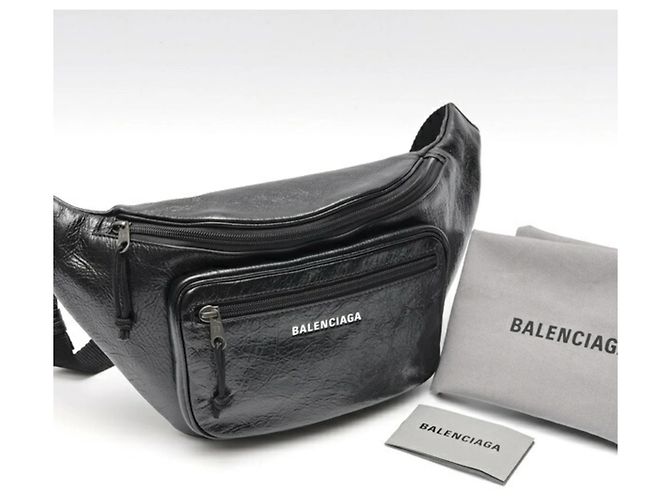 Borsa Explorer di Balenciaga Nero - vista 6