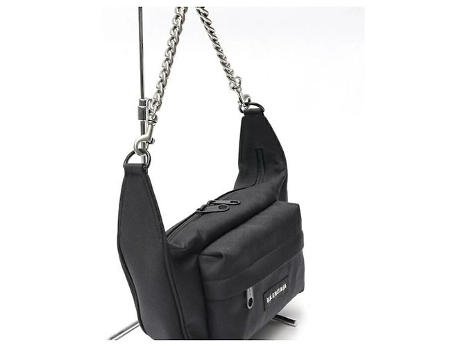 Everyday Borsa a Spalla Labor Medium Chain di Balenciaga Nero - vista 2